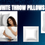 white throw pillows